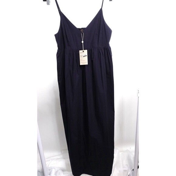 Quince Navy Maxi Dress - Picture 4 of 10